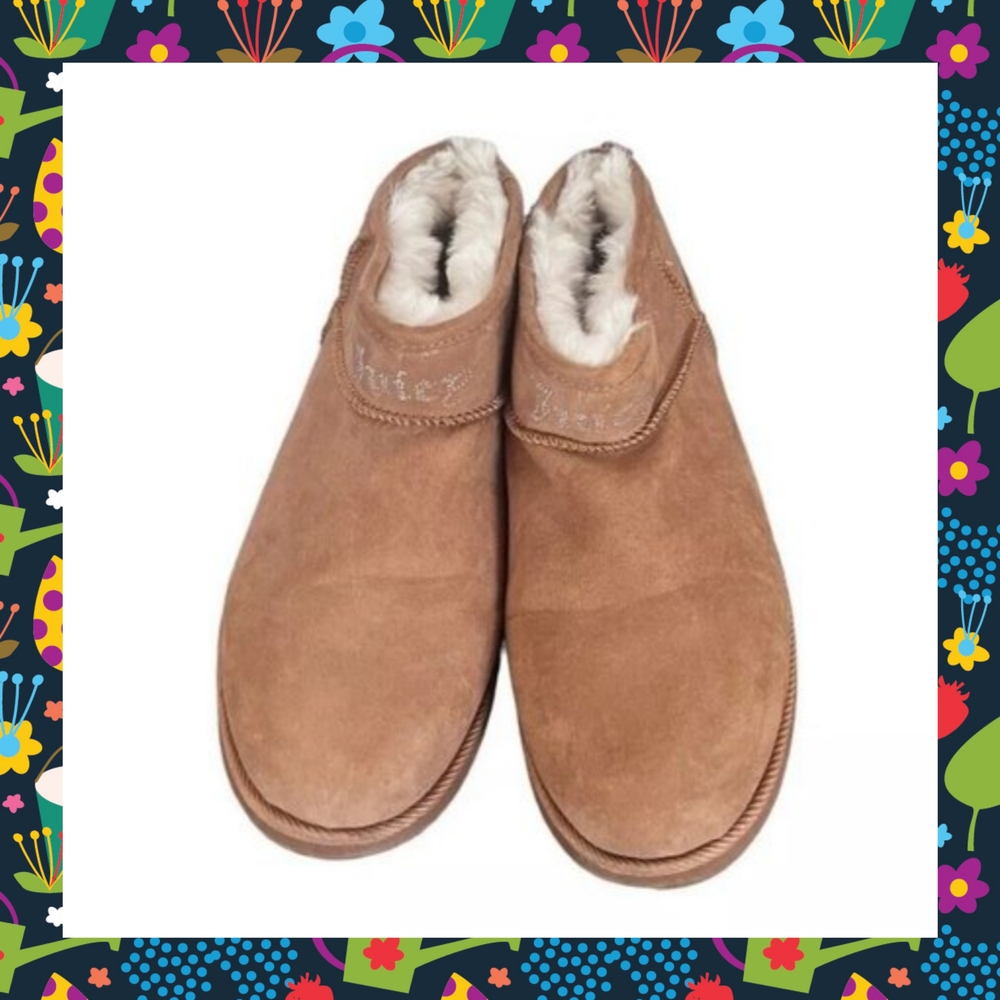 Juicy Couture Tan Ankle Booties